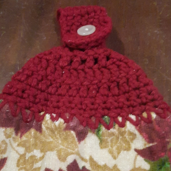 HANDMADE CHRISTMAS  HANGING TOWEL - Picture 2 of 3